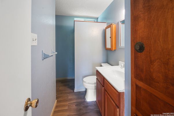 Bathroom, Interior, Wood Texture Flooring