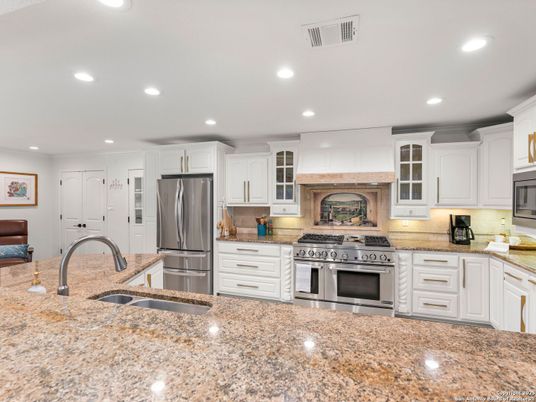 Interior, Kitchen, Recessed Lighting, Stainless Steel Appliances