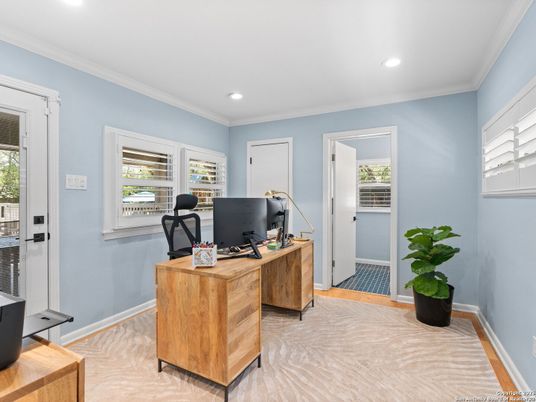 Home Office, Interior, Recessed Lighting