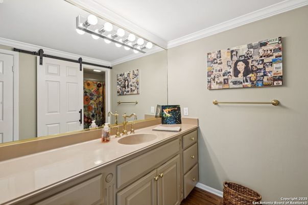 Bathroom, Interior, Wood Texture Flooring