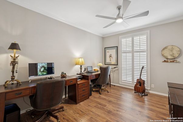 Home Office, Interior, Wood Texture Flooring