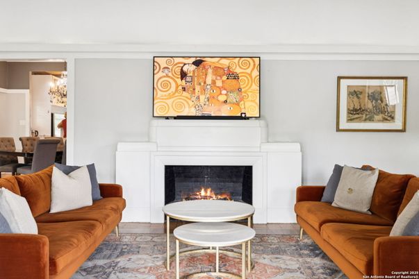 Fireplace, Interior, Living room