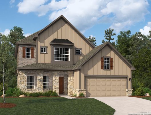 Attached, Exterior, Facade, Farmhouse