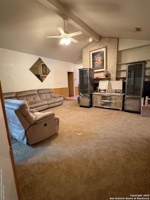 Home Theatre Room, Fireplace, Interior, Kitchen, Living room, Stone Walls