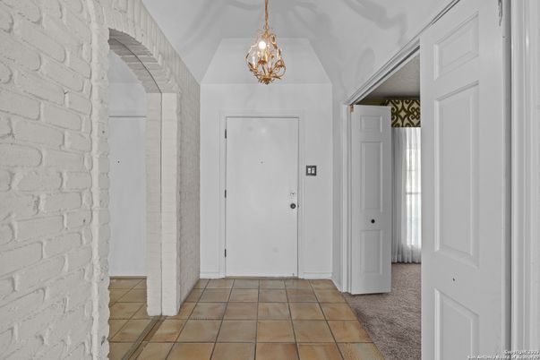 Interior, Pendant Lights, Stone Walls