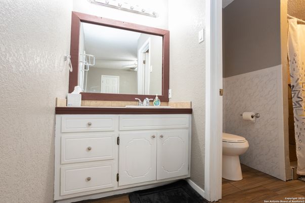 Bathroom, Interior, Wood Texture Flooring