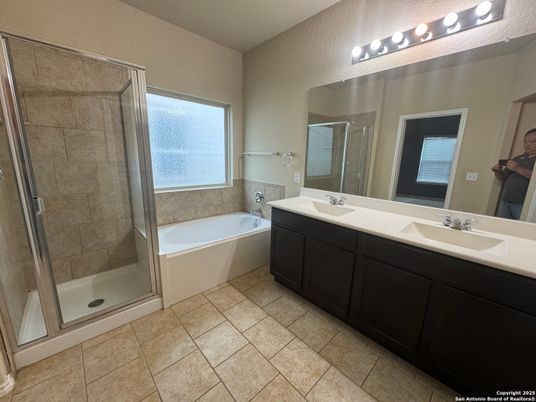 Bathroom, Dual Sink Vanities, Glass Shower, Interior
