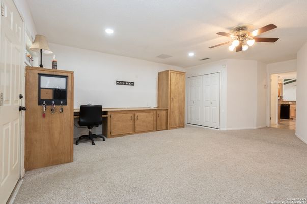 Home Office, Interior, Recessed Lighting