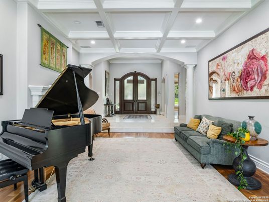 Interior, Piano, Recessed Lighting, Wood Texture Flooring