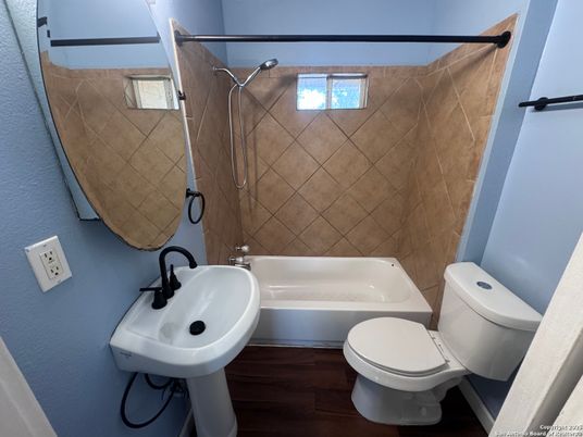 Bathroom, Interior, Wood Texture Flooring
