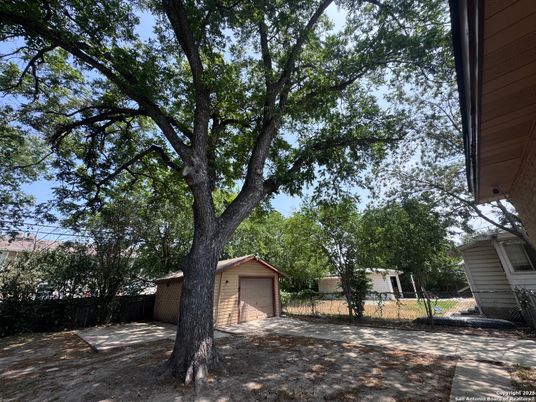 Backyard, Detached Garage, Exterior
