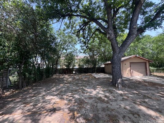 Backyard, Detached Garage, Exterior