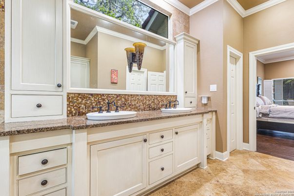 Bathroom, Bedroom, Dual Sink Vanities, Interior, Wood Texture Flooring