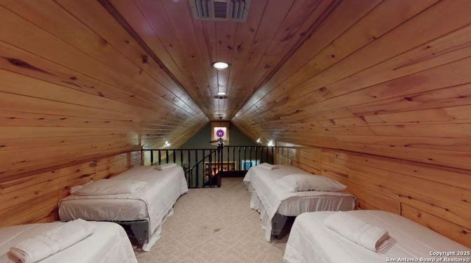 Bedroom, Interior, Wooden Ceilings, Wooden Walls