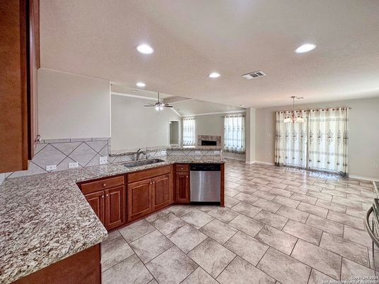 Chandelier, Interior, Kitchen, Recessed Lighting