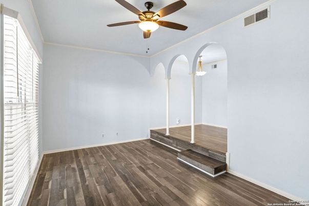 Empty room, Interior, Wood Texture Flooring
