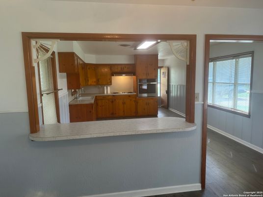 Interior, Kitchen, Wood Texture Flooring