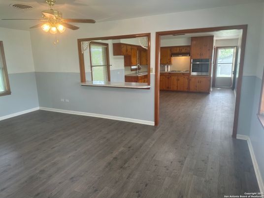 Interior, Kitchen, Wood Texture Flooring