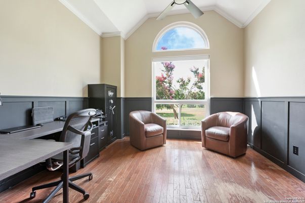 Home Office, Interior, Wood Texture Flooring