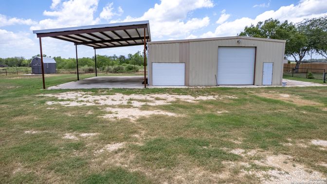 Backyard, Detached Garage, Exterior