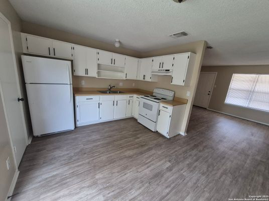 Interior, Kitchen, Wood Texture Flooring