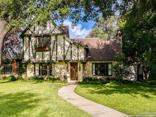 Backyard, Exterior, Facade, Tudor Revival