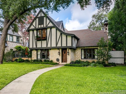 Backyard, Exterior, Facade, Brick Facade, Tudor Revival