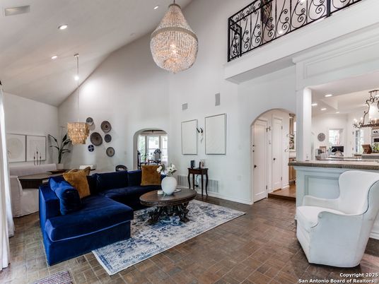 Chandelier, Interior, Living room, Recessed Lighting