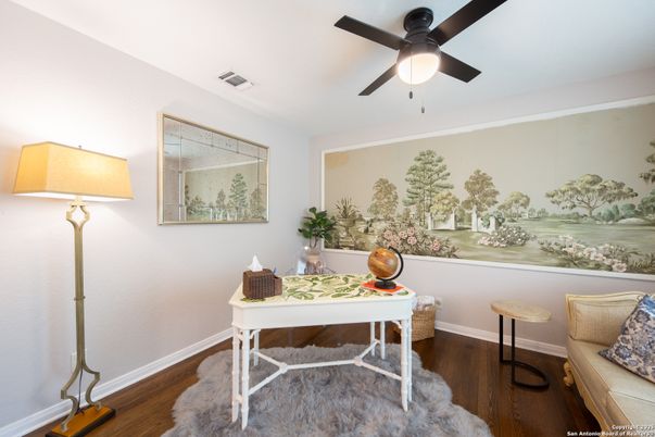 Home Office, Interior, Wood Texture Flooring