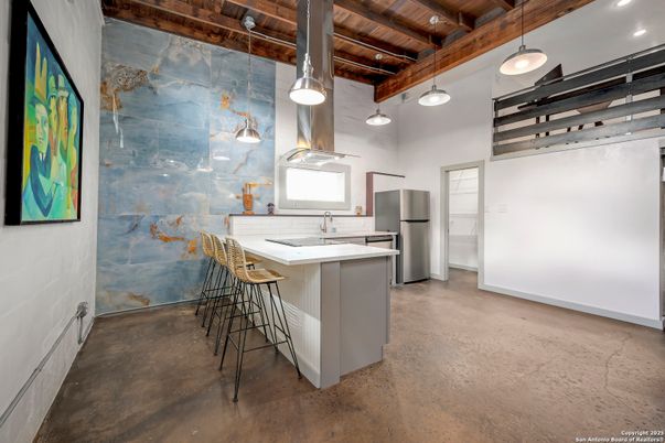 Interior, Kitchen, Pendant Lights, Recessed Lighting, Wooden Beams, Wooden Ceilings