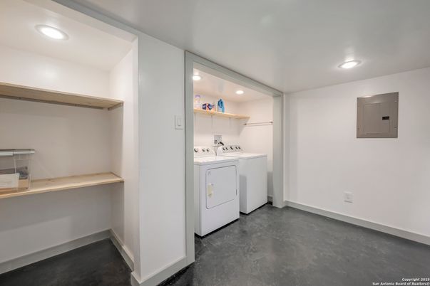 Interior, Recessed Lighting, Utility Closets, Washer