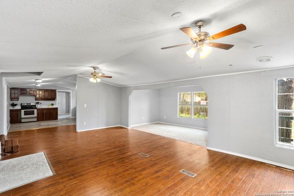 Empty room, Interior, Kitchen, Wood Texture Flooring