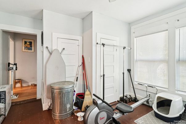 Fitness Equipment, Interior, Wood Texture Flooring
