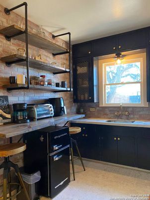 Interior, Kitchen, Wooden Walls