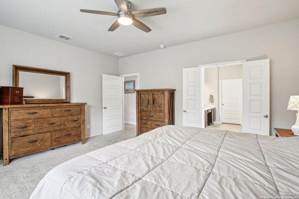 Bedroom, Fireplace, Interior