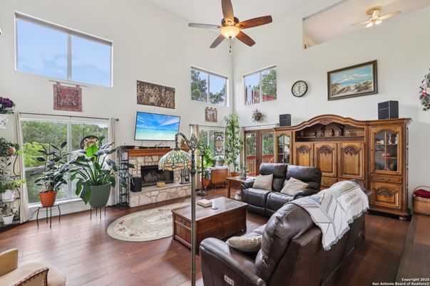 Fireplace, Interior, Living room, Wood Texture Flooring