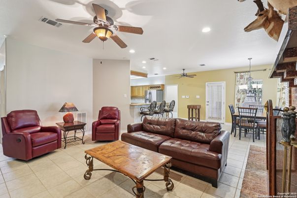 Dining room, Interior, Kitchen, Living room, Pendant Lights, Recessed Lighting