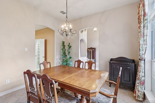 Chandelier, Dining room, Interior