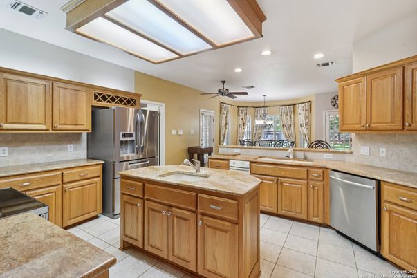 Interior, Kitchen, Recessed Lighting, Stainless Steel Appliances