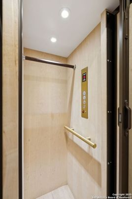 Elevator, Interior, Recessed Lighting