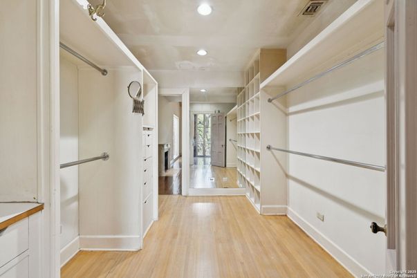 Interior, Recessed Lighting, Walk-in Closets, Wood Texture Flooring