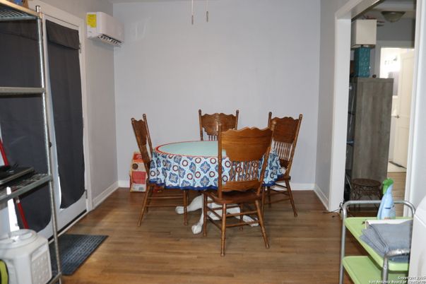Dining room, Interior, Wood Texture Flooring