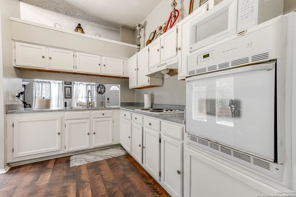 Interior, Kitchen, Wood Texture Flooring