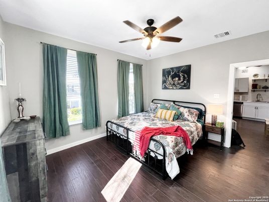 Bedroom, Interior, Wood Texture Flooring