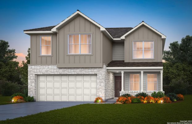 Attached, Exterior, Facade, Farmhouse
