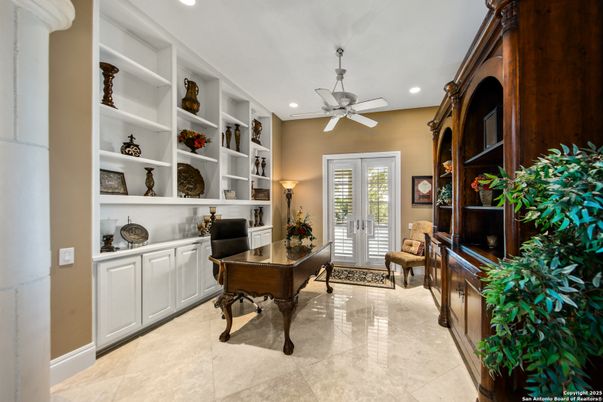 Home Office, Interior, Recessed Lighting