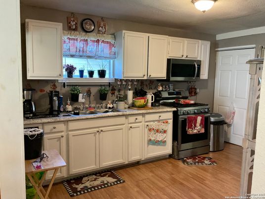 Interior, Kitchen, Wood Texture Flooring