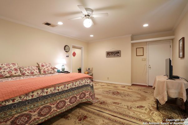 Bedroom, Interior, Recessed Lighting
