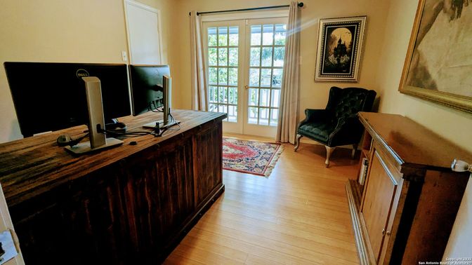 Home Office, Interior, Wood Texture Flooring