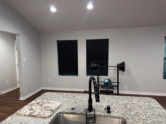 Fitness Equipment, Interior, Recessed Lighting, Wood Texture Flooring